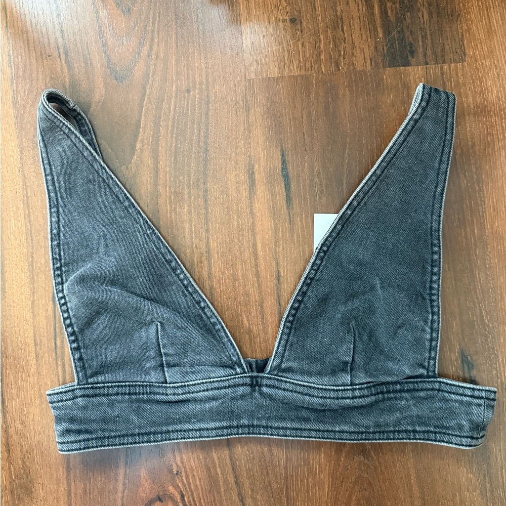 LNDN Denim Bralette